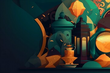 Ramadan yellows, greens