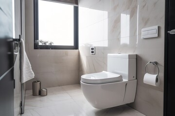 Obraz na płótnie Canvas Modern Bathroom interior design