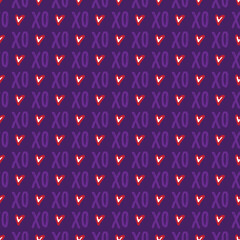 Valentine's Day Love Seamless Pattern - Festive Valentine theme repeating pattern design
