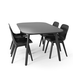 Ikea Vedbo table and 4 Odger chairs