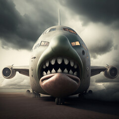 Fototapeta premium Scareplane