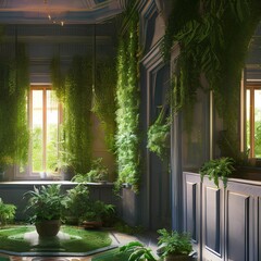 A room with a plants1, Generative AI