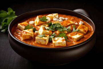 Fototapeta premium India's Paneer Butter Masala. Generative AI
