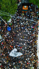 Bixiga Bela Musica Vista Carnaval Brasileiro Grêmio Recreativo Cultural Social Escola de Samba Vai-Vai Cordão Carnavalesco Cidade São Paulo Bairro Distrito Cultura Rua Drone Aérea Paisagem Bloquinho 