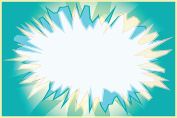  postcard, in a grunge style with free space for text. Card - Editable, grunge effects. Wishing card in mint colors. background with space for your design