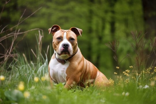 United States staffordshire terrier. Generative AI