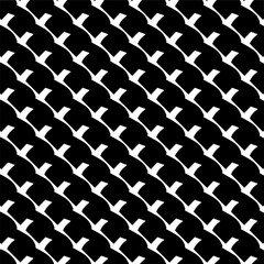 Seamless diagonal pattern. Repeat decorative design.Abstract texture for textile, fabric, wallpaper, wrapping paper.Black and white geometric wallpaper. 