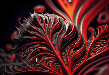 close up of an background red