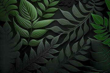 Fototapeta premium leaves background