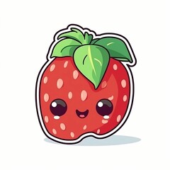 Cute strawberry sticker 