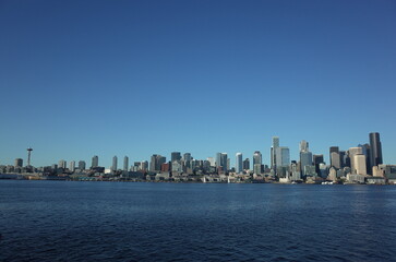 Fototapeta na wymiar city skyline Seattle