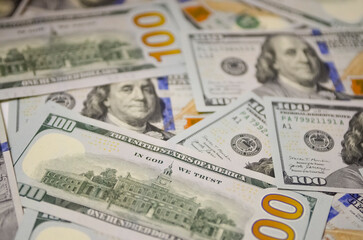 One hundred dollar bills