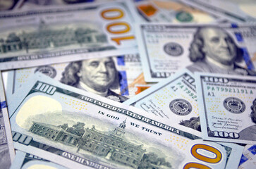 One hundred dollar bills