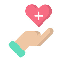 Obraz premium Healthcare Flat Icon