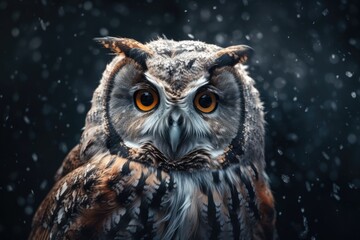 Frosty Owl. Generative AI
