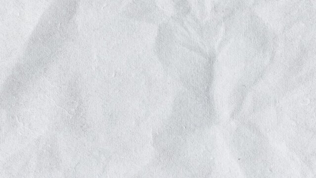 White Paper texture. Stop motion of Crumpled white paper texture background