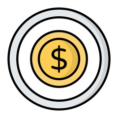 Lead Generation Line Color Icon