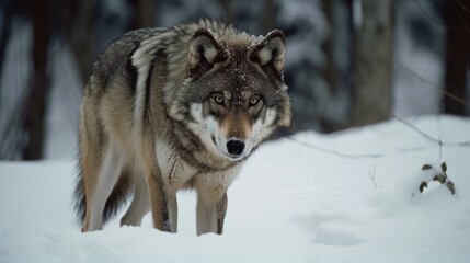 Fototapeta premium A wolf, Generative AI