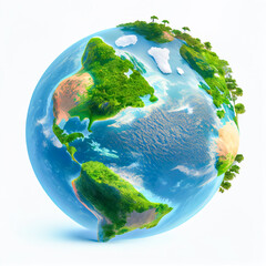 view of the earth planet