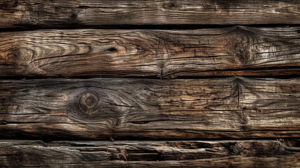 A high - resolution image of aged, weathered wooden planks with visible grains, knots, and imperfections, perfect for a rustic or vintage background