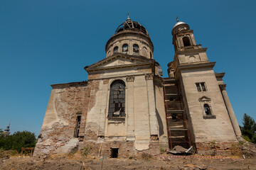 Abandoned church in Bobda, Romania