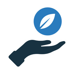 tree, leaf, hand, care, plant care icon