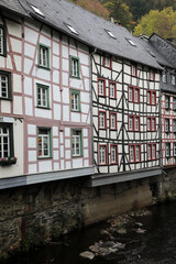 Monschau - Idyllische, schöne Stadt in der Eifel (Deutschland)