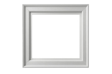 Presentation square frame with shadow on transparent background.