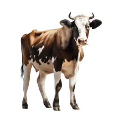 Gordijnen cow transparent background. © Tony A
