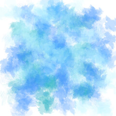 Aesthetic blue splash color