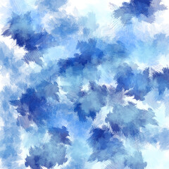 Aesthetic blue splash color