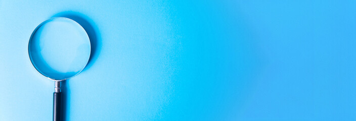 top view magnifying glass