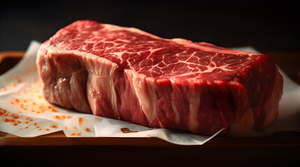 raw beef steak