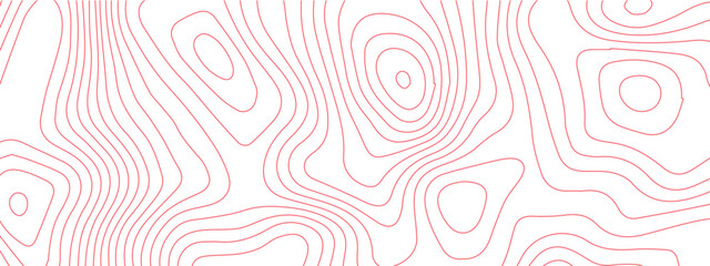 Topographic background and texture, monochrome image. 3D waves, White wave paper curved reliefs abstract background, Abstract topographic contours map background, Vector contour topographic map.