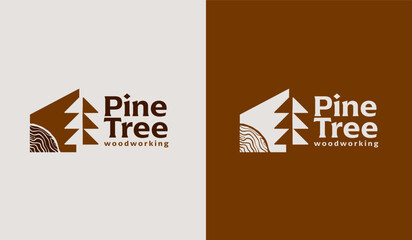 Woodwork Capenter Industry Woodwork Handyman Wood House Builder Logo Design. Universal creative premium symbol. Vector sign icon logo template. Vector illustration