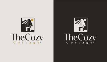 Building Residence Real Estate House Logo. Universal creative premium symbol. Vector sign icon logo template. Vector illustration