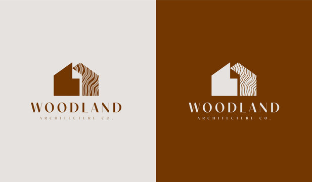 Woodwork Capenter Industry Woodwork Handyman Wood House Builder Logo Design. Universal creative premium symbol. Vector sign icon logo template. Vector illustration