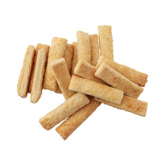 Sweet puff pastry isolated on transparent background