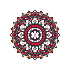 Circular pattern in form of mandala. Oriental pattern, vector illustration. Islam, Arabic, Indian, turkish, pakistan, chinese, ottoman motifs