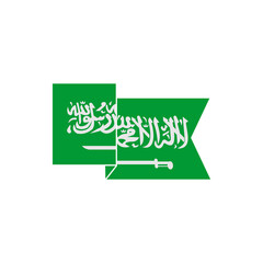 Saudi Arabia flags icon set, Saudi Arabia independence day icon set vector sign symbol