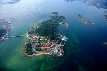 A Toxa island (Isla de La Toja), O Grove, Galicia.
