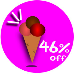 illustration ice cream 46% off