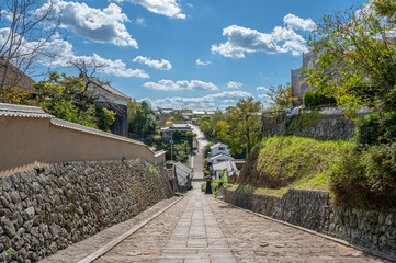 大分の観光地　酢屋の坂