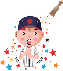 ペッパーミル・パフォーマンスで応援するファン