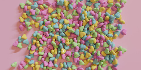 Caramelos de corazón