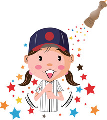 ペッパーミル・パフォーマンスで応援するファン