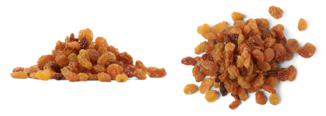 pile of prunes, european golden yellow color dried plums, set of popular snack and ingredient in many cuisines, cut out isolated