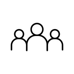 Target audience vector illustration, simple flat vector illustration for web site or mobile app.eps