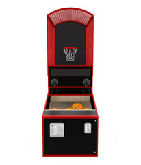 Arcade Basketball Machine Isolated - 582336140