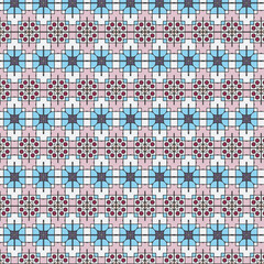 Fototapeta premium Seamless Print Luxury Creative Tile Modern Beautiful Template Floral Fashion Paper Style Art Backdrop Decorative Vintage Retro Texture Wallpaper Fabric Design Background Textile Pattern.